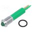Q8P1CXXG12E Indicator: LED; prominent; green; Ø8mm; IP67; Q8; brass; ØLED: 5mm DXArzQ4S8m8kpyUnUGsMHF1d02VORZRPMuc9ciAIR8k