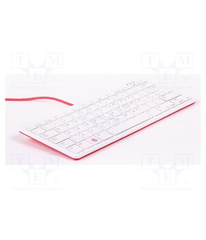 RPI-KYB IT (RED/WHITE) Accessories: keyboard; USB A-USB B micro cable,keypad -N3OoWwFZMyoGp66iLGC5mK2Vg5KOaVLDIbzhkC2Uyk