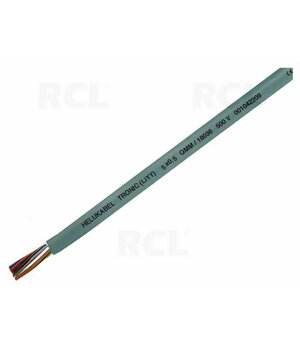 ELEKTRISKAIS KABELIS 5x0,50 mm², pelēks, elastīgs

 CKA3955P.jpg