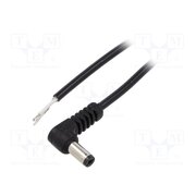 A21-TT-C050-150BK Cable; 1x0.5mm2; wires,DC 5,5/2,1 plug; angled; black; 1.5m jRFjrsKEB2c-uYIF0EqFTzZRN4hA0fJzpchRnUMePZ0