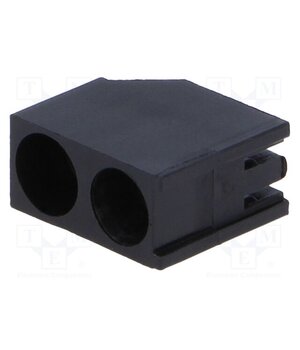 FIX-LED-528 LED housing; 5mm; polyamide; angular; black; UL94V-2; H: 12.7mm Cjlq2_VzerD8v3_qtDuoxDjf_4dblVWQ92pnNYUxr4g