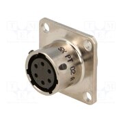 PT02A1006S023 Connector: circular; socket; PIN: 6; female; soldering; PT/451; 7.5A dg9hPHh-GUbqcKqQnSy67TCGB42x0c5zn-UqGGhlh1I