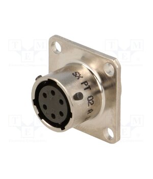 PT02A1006S023 Connector: circular; socket; PIN: 6; female; soldering; PT/451; 7.5A dg9hPHh-GUbqcKqQnSy67TCGB42x0c5zn-UqGGhlh1I