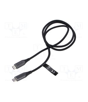 TAHHF Cable; USB 3.1; USB C plug,both sides; nickel plated; 1m; black -CB-dwUdIP1yyP7P7I5_lmpWPd3fQN6zpcllJ8I0iDQ