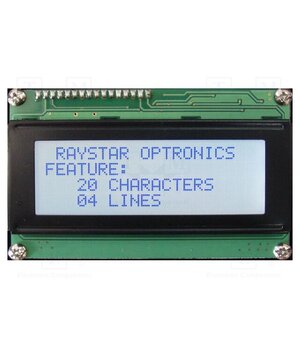 RC2004A-GHW-CSV Display: LCD; alphanumeric; STN Positive; 20x4; grey; 98x60x13.6mm XFE8yM-9QIrsrD5Atgn35RuDbTwoICqQkaKULf5Jydo