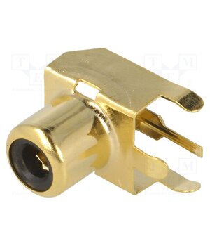 900 Connector: RCA; socket; female; angled 90°; THT; brass; gold-plated JqVex92UHQEUKKWTSCiqaCts4SQkEn6HUYRSpvKHIqA