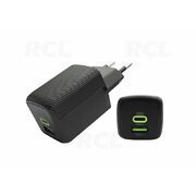 USB QC 3.0 45W lādētājs, USB/USB C tips, melns

 AIQ45JAC.jpg