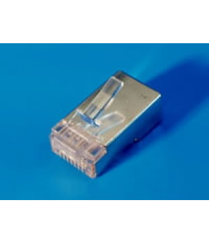 PLUG RJ-45 8P8C, CAT5e, apaļam kabelim, elastīgam vadam, ar ekrānu

 CKI3885L.jpg