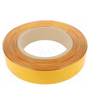 0203T0503193 Tape: marking; white-red; L: 50m; W: 50mm; self-adhesive; PVC HYkZfc24v86bGuYZu2tyo73bfINZFYC8jlgnxu-4_xw