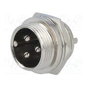 FC684203 Connector: microphone; socket; male; PIN: 3; for panel mounting IqfMNcmzdHh-LF4QhmzpHuZ3OWpGYS4rdNSJpaa-sTQ