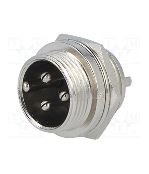 FC684203 Connector: microphone; socket; male; PIN: 3; for panel mounting IqfMNcmzdHh-LF4QhmzpHuZ3OWpGYS4rdNSJpaa-sTQ