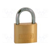 K12040 Padlock; shackle; brass; Protection: low (level 3); A: 40mm; B: 22mm -kqlPIgssexa4u1CjbksNTSzhU04NLI5H4kvap9XWWA