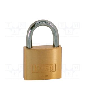 K12040 Padlock; shackle; brass; Protection: low (level 3); A: 40mm; B: 22mm -kqlPIgssexa4u1CjbksNTSzhU04NLI5H4kvap9XWWA