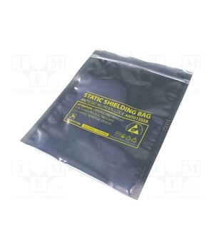 013-0004 Protection bag; ESD; L: 203mm; W: 127mm; Thk: 75um; 100pcs; <10GΩ jT8dCMHDOLojVQ7LE07BKAWtJdOXneX3S-I6Vc0wPrY