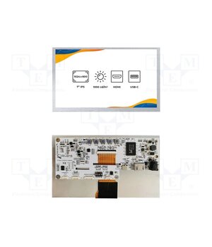 SM-RVT70HSHNWN00 Display: TFT; 7"; 1024x600; Illumin: LED; Dim: 164.9x100x22.4mm; RGB XR2F_ckK5tn893qWH6m_i2SItiLH1AK2qx90DWZGJsw