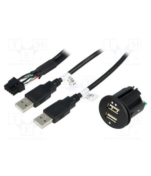 C0012-USB USB power supply; USB A socket x2; Sup.volt: 12÷24VDC; 5V/2.1A rTaXKtsuCkX06fz6_sz2ZKKQ3UnHT9RKab1KSxmJTtw