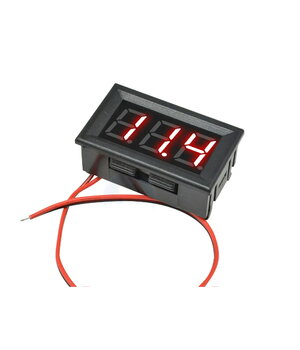 VOLTMETRS - MODUĻIS 0,56" LED sarkans, maiņstrāva 70-500 V, ar korpusu, 2 vadi

 ATMV34R.jpg