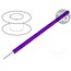 3050/1 VI005 Wire; HookUp Wire; 24AWG; wire; Cu; PVC; violet; 300V; 30.5m; 100ft 2GW-9b9Hoi3E6vpvb-vkEwbydmO3Z3wgnqcNrZJ6tOc