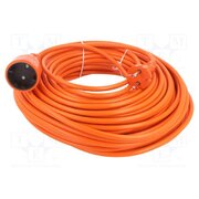 W-96968 Extension lead; 2x1.5mm2; Sockets: 1; PVC; orange; 40m; 16A dj_xXt9ZeC1o3dBvh0nhuBfRUg-H6cDjeUhtnshp5T0