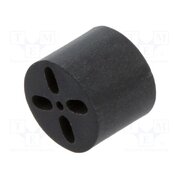 ELM 3-200 Spacer sleeve; LED; Øout: 6.5mm; ØLED: 5mm; L: 5.08mm; black; UL94V-0 GKUx6aKJXbnOI7qgtLwiZx2nJ_GyxlwMCQ7komikv0U