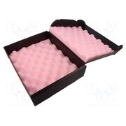 25-402-0220 Container: box; with foam lining; ESD; black; cardboards IiJkJIZCRJRGprF4BMZX81LNd3A85kd8HH9v5P4bfFY