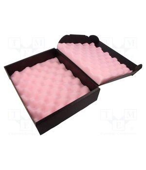 25-402-0220 Container: box; with foam lining; ESD; black; cardboards IiJkJIZCRJRGprF4BMZX81LNd3A85kd8HH9v5P4bfFY