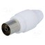 11501 Connector: coaxial 9.5mm (IEC 169-2); plug; female; for cable 1jIHJu3SMdg13W23Ix-y6xW_fwRavXnPPwALkOoJW2w