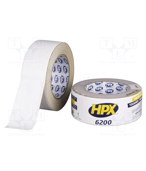 CW5025 Tape: duct; W: 48mm; L: 25m; Thk: 0.3mm; white; natural caoutchouc tqna7XOKlqpUxuSx34MBj31JeoA-ffMaVTLZUOw0kV0