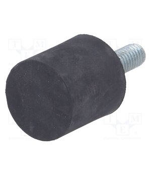 DVA.4-20-20-M6-18-40 Vibroisolation foot; Ø: 20mm; H: 20mm; Shore hardness: 40±5; 160N KFErKJ6cg3qL86rwS0oLSamW7IEE27mvZdmLYoBLASk