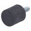 DVA.4-20-20-M6-18-40 Vibroisolation foot; Ø: 20mm; H: 20mm; Shore hardness: 40±5; 160N KFErKJ6cg3qL86rwS0oLSamW7IEE27mvZdmLYoBLASk