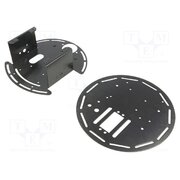 ROB0005 Wheeled chassis; black,yellow-green; Ø170mm; 3÷7.5VDC; Mot.qty: 2 N7thiOVBqTvWnP3FTp_LFBOwD8J7ypdXOzH01rToixs