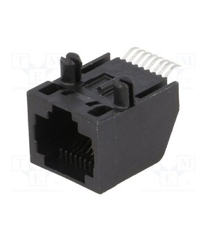 5555764-1 Connector: RJ45; socket; PIN: 8; Cat 3; low profile; gold-plated 5l8I84wAVIu17ZxTrYYo42scy9Ss5EEw28zXsfDKKYc