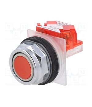 9001KR1RH6 Switch: push-button; 30mm; Stabl.pos: 1; NC; red; none; IP66; 9001K M74WkcCTNZB0wO_8QtM61iKeEqyfslE6BhDS9dILiuc