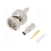 112133 Connector: BNC; plug; male; straight; 75Ω; crimped; for cable; POM aRxqny1O9HNu5PEbMb-IOIb6429-b4uXGGpUCPTRXEI