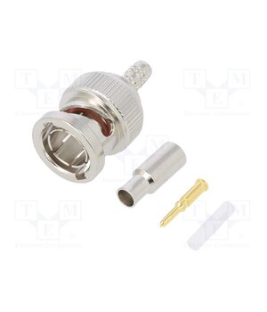 112133 Connector: BNC; plug; male; straight; 75Ω; crimped; for cable; POM aRxqny1O9HNu5PEbMb-IOIb6429-b4uXGGpUCPTRXEI