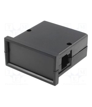 KM-61 + PC BK Enclosure: panel; X: 72mm; Y: 72mm; Z: 36mm; ABS; black; screwed YP39f7vKFIKbl4B4r1raCE2T_yDna7dsgtQsDJrKTk0
