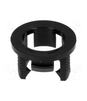 FIX-LED5-6 LED holder; 5mm; one-piece; black; UL94V-2; L: 6.1mm; polyamide eryEzDYmWBKP4-BzMm-bGzIfQBsQULbxsiIxt5oSFmQ