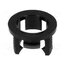 FIX-LED5-6 LED holder; 5mm; one-piece; black; UL94V-2; L: 6.1mm; polyamide eryEzDYmWBKP4-BzMm-bGzIfQBsQULbxsiIxt5oSFmQ