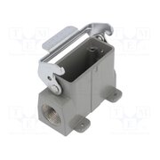 D10A-SF-1L-PG16 Enclosure for connectors: HDC; angled; size D10A; with latch bdgw83irrKjIJVRji8g2K1KClZ-hLRQj18O21aM3i5U