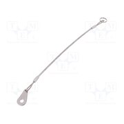 GN 111.2-200-14-B-TR Retaining cable; with mounting tab and key ring; Plating: PVC jqE20gB4OnH7svDin0dPCBs2M9aicYOSi7JZuygje7U