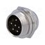 FC684206 Connector: microphone; socket; male; PIN: 6; for panel mounting cHG9vHM4kFXKTsFh86Ax8AnPiVJJ0p3vpNbCP6g5B5w