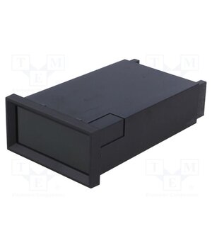 1212 Enclosure: panel; X: 72mm; Y: 120mm; Z: 36mm; ABS; black; DIN 43700 hXQpqX-t89b77zNUFCsDaHeiw0R4S66UNPrhgYP2B-M