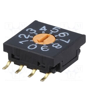 FR02FR10P-S Encoding switch; DEC/BCD; Pos: 10; SMT; Rcont max: 100mΩ; 10x10x4mm Zlmp_0aNuhfoVONOxP1JOyNtyiMEKZTGh6awH3BD_vg