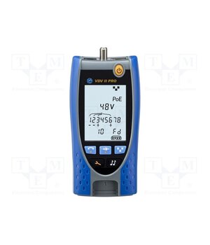 VDV II PRO Tester: LAN wiring; LCD 2,9"; Measured cable l: max.600m; VDV II ACQHgoQmBCpQfU1cOZSCa8OISxIrrVFgybGHjMZhIH8