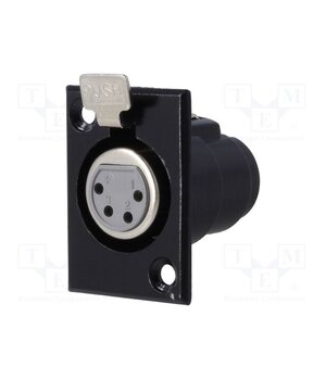 FC6121 Connector: XLR; socket; female; PIN: 4; with push button; soldering 8NiDGjde2O0pdTAMkZrsutz9Qte2JVDD1gBsPmLQVJw