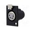 FC6121 Connector: XLR; socket; female; PIN: 4; with push button; soldering 8NiDGjde2O0pdTAMkZrsutz9Qte2JVDD1gBsPmLQVJw