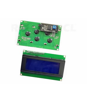 LCD 2004A IIC 5V 20x4 zils, 98x60x12mm

 PLSC2004M.jpg