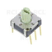 Enkoderu slēdzis 4 pozīcijas, 0,4 A / 42 V DC, Rcontact=80 mΩ, 7,4 x 7,4 x 3,65 mm

 CPR8E04JS.jpg