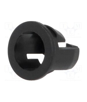 FIX-LED5-13 LED holder; 5mm; one-piece; black; UL94V-2; L: 6.9mm; polyamide wWEQyHtZm5sMvtY9JSwBuVtsdDrueJt9PaVsk7XVdVM