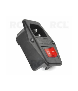 IEC komutējamais ieejas savienojums 6 A 250 V AC / 10 A 125 V AC, 3 kontakti ar slēdzi

 CKI199+2.jpg